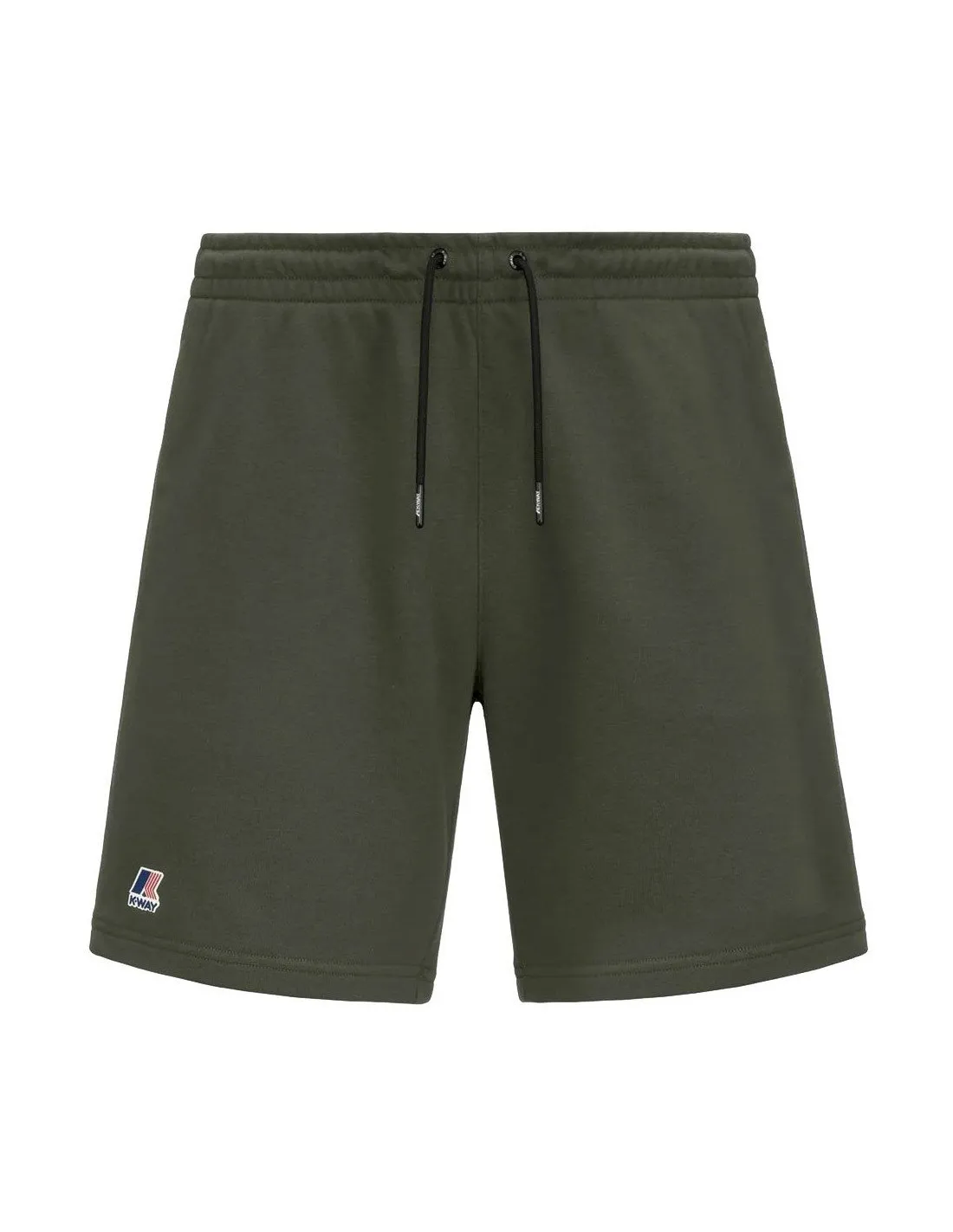 Shorts K-way uomo K51225W Le vrai dorian verde militare