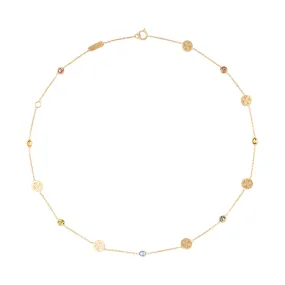 Signature Classic Choker, Multicolor Sapphire