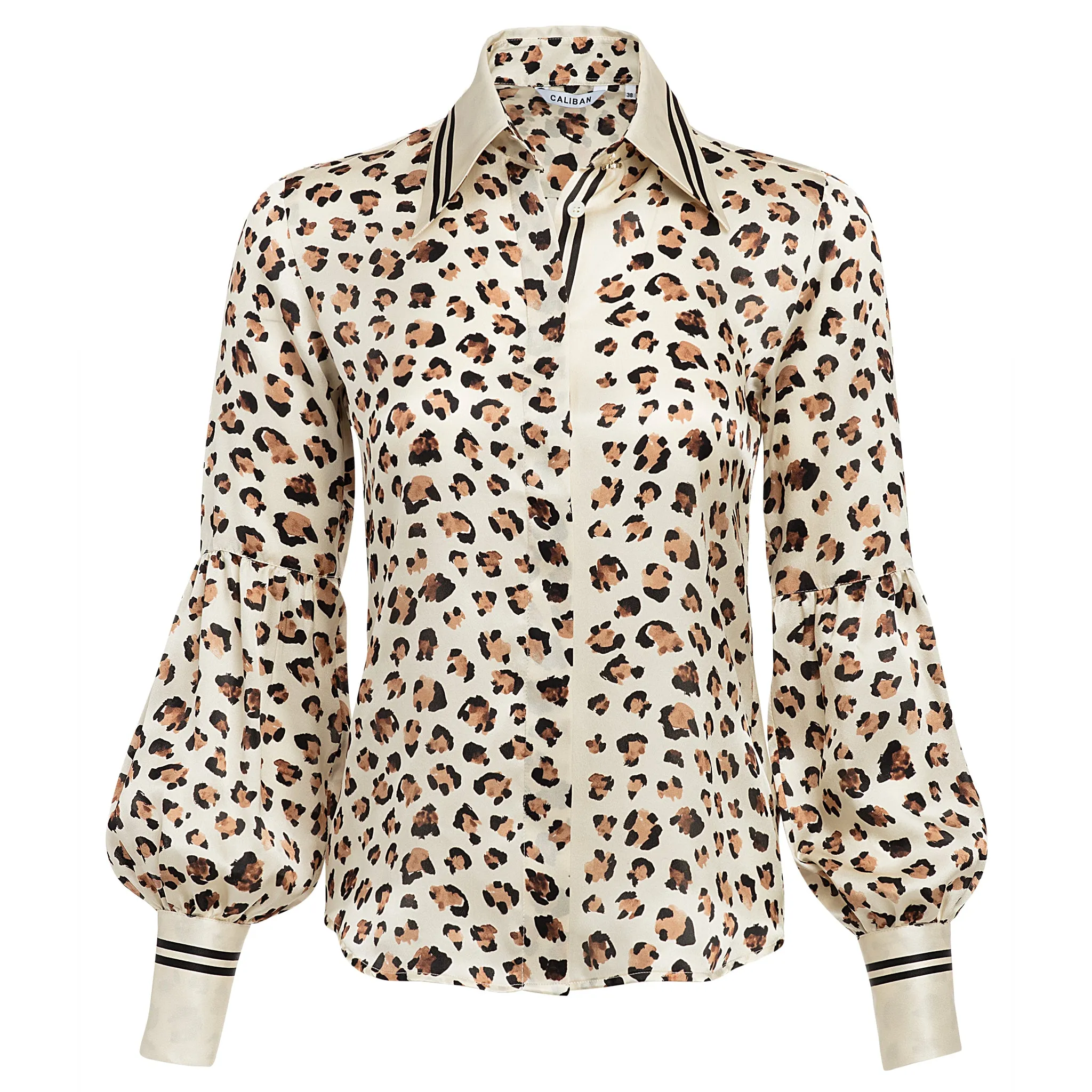 Silk Leopard Blouse