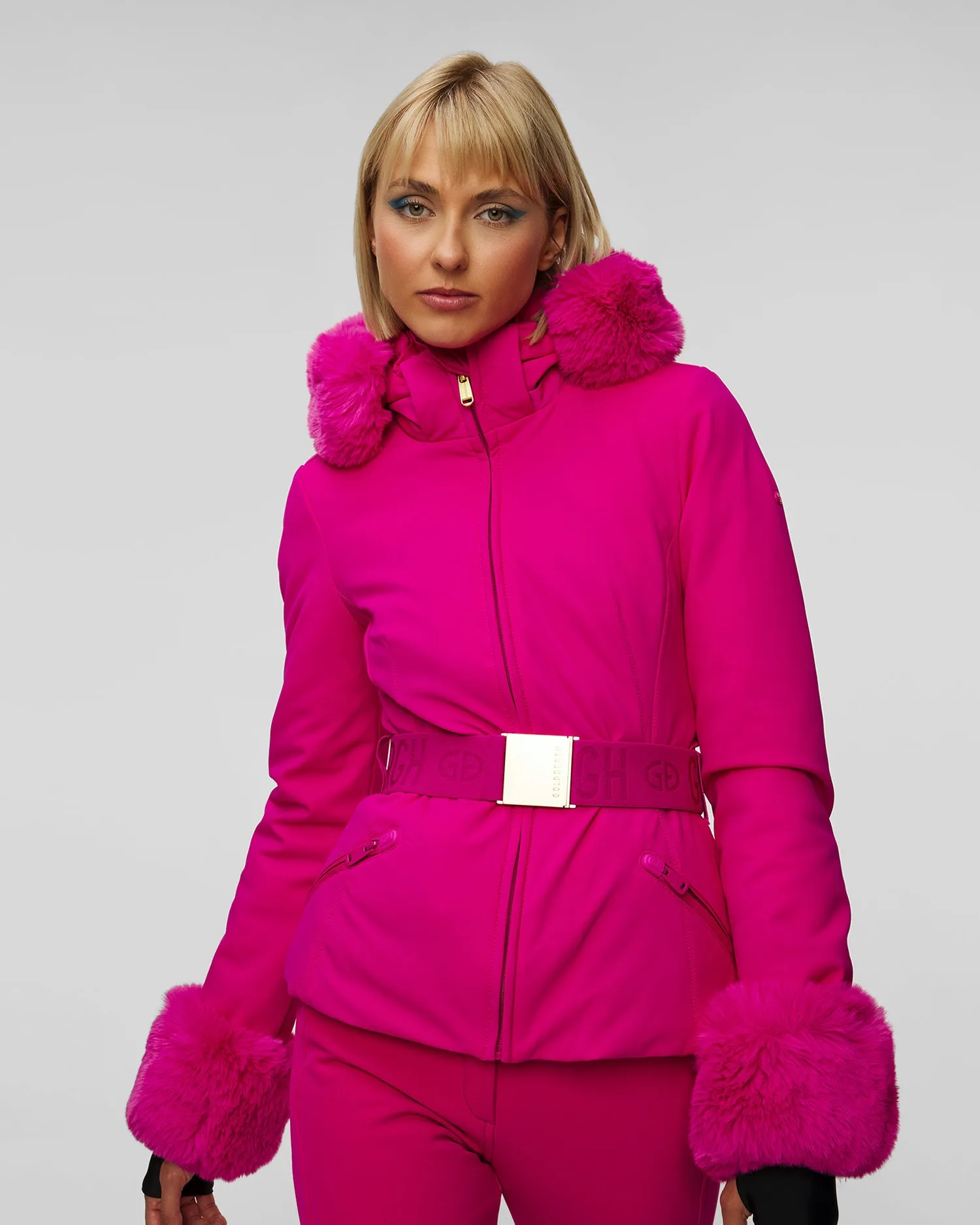 Ski jacket with a faux fur Goldbergh Giselle GB01615244-4715