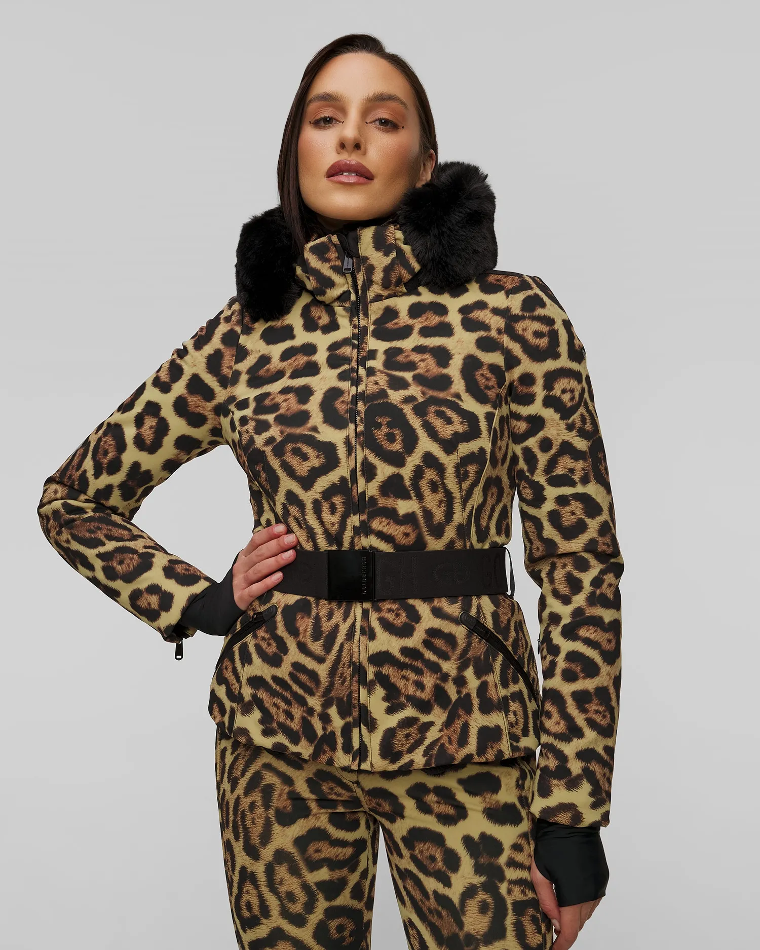 Ski jacket with animal print Goldbergh Felis GB02810244-7250