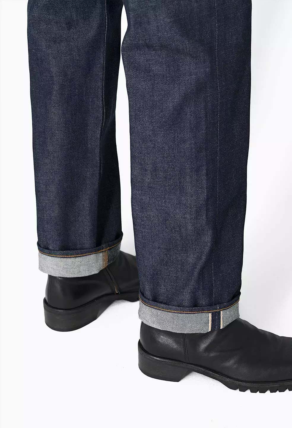 Sly High-Rise Straight / Selvedge Indigo