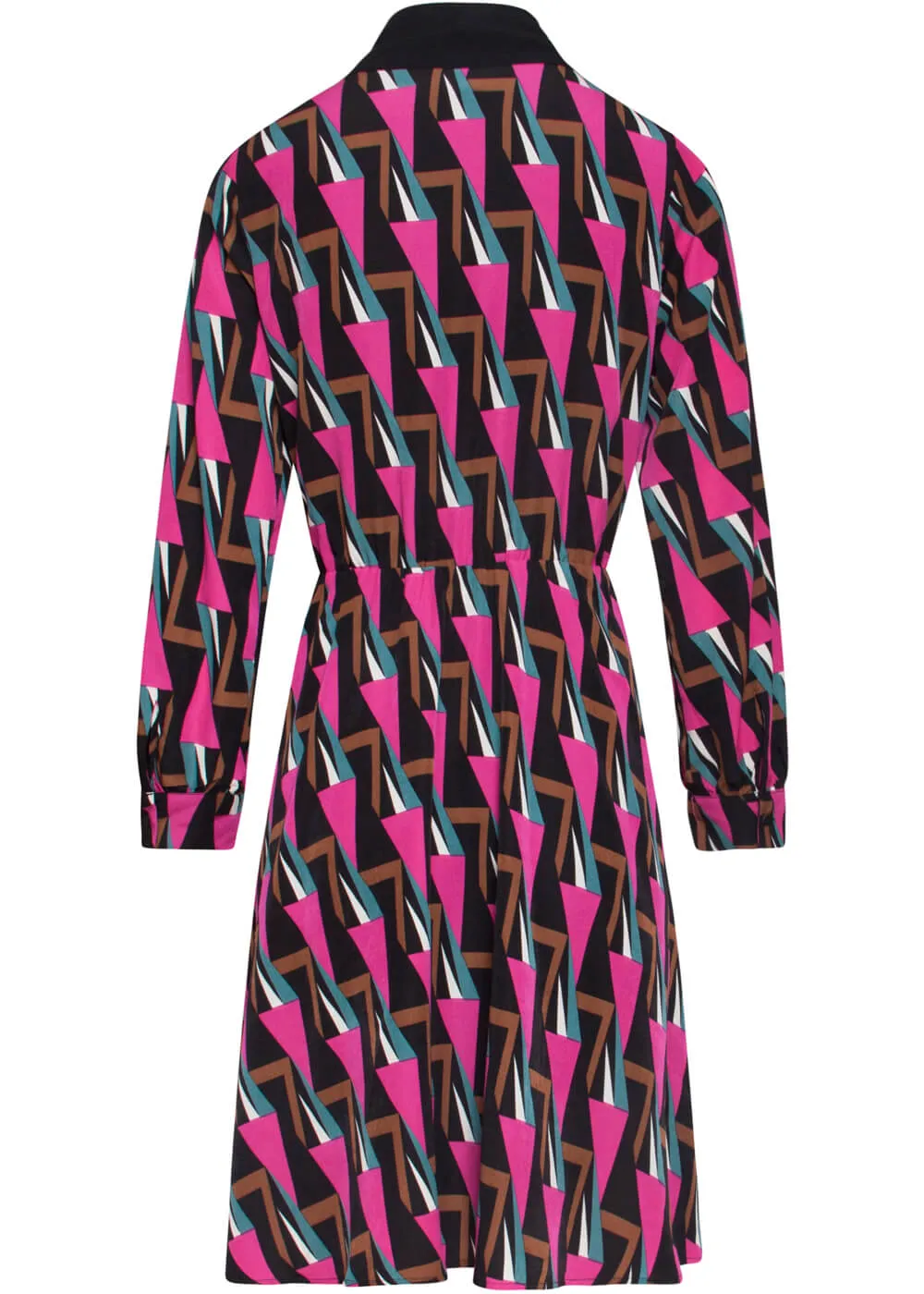 Smashed Lemon Arcade 60's A-Line Dress Pink