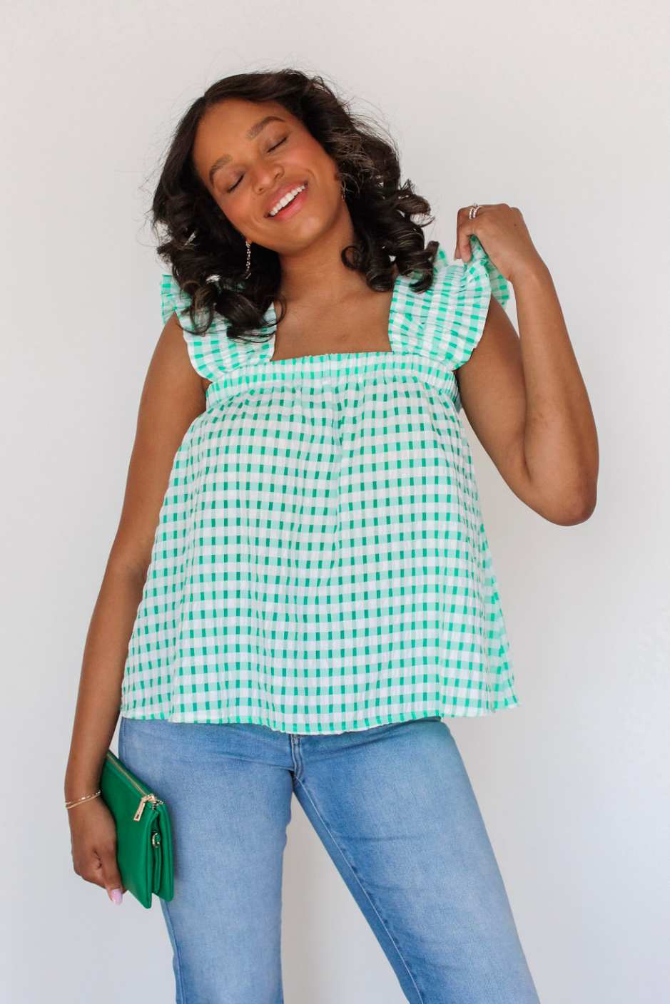 Springscape Gingham Tank