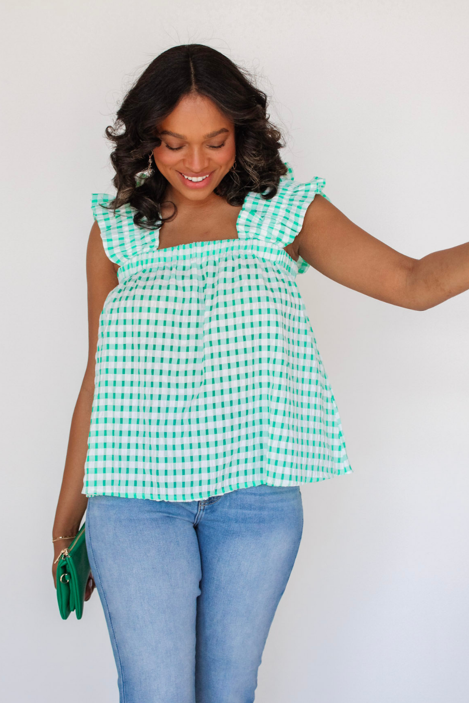 Springscape Gingham Tank