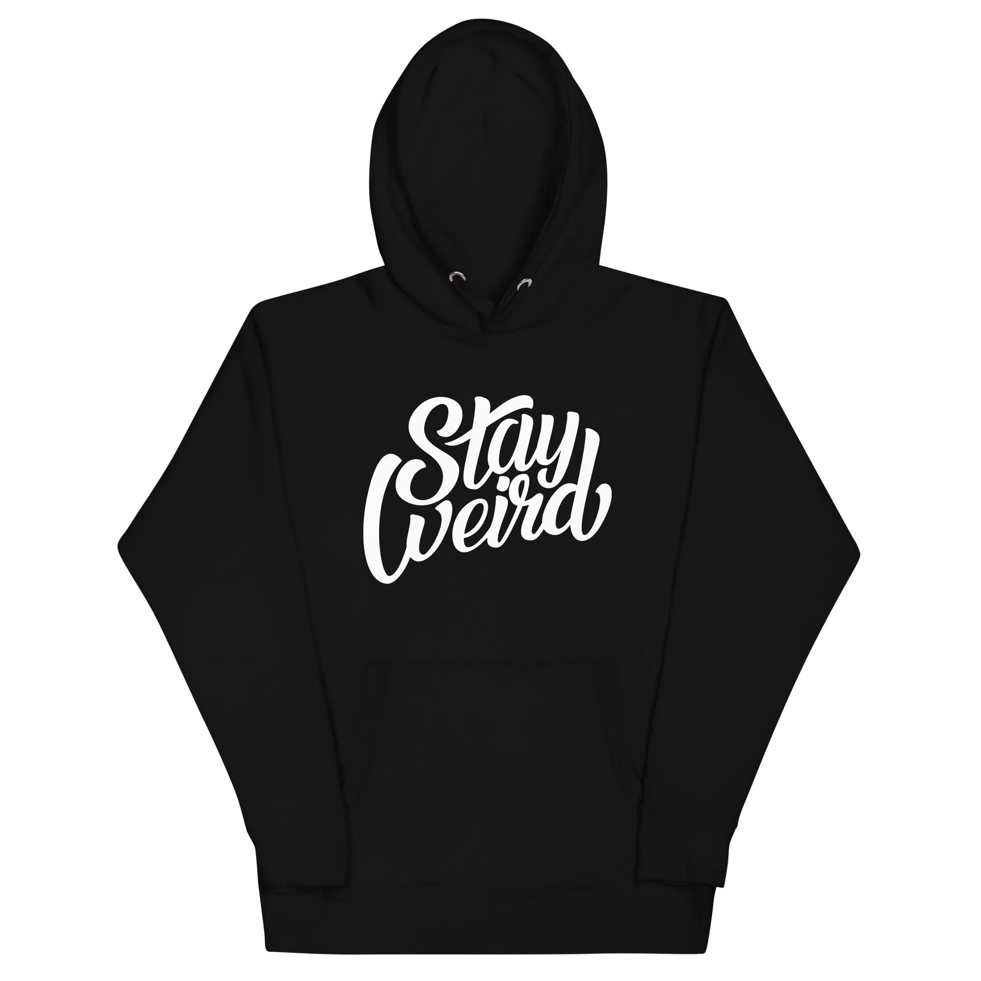 Stay Weird Hoodie | Black