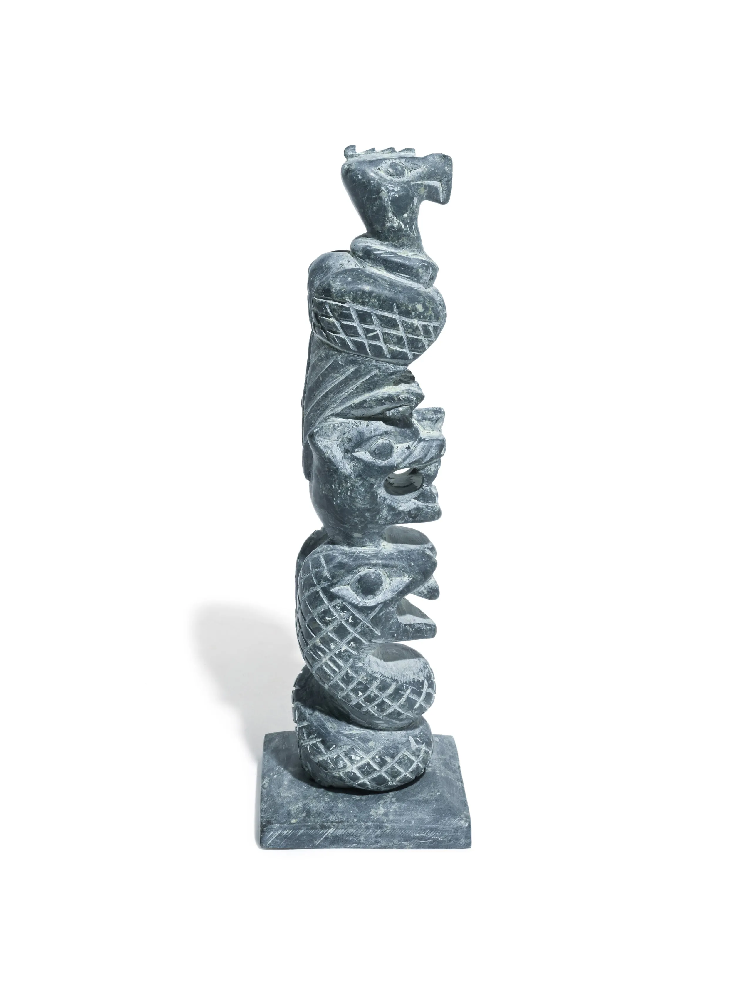 Stone Carved Totem Trilogy