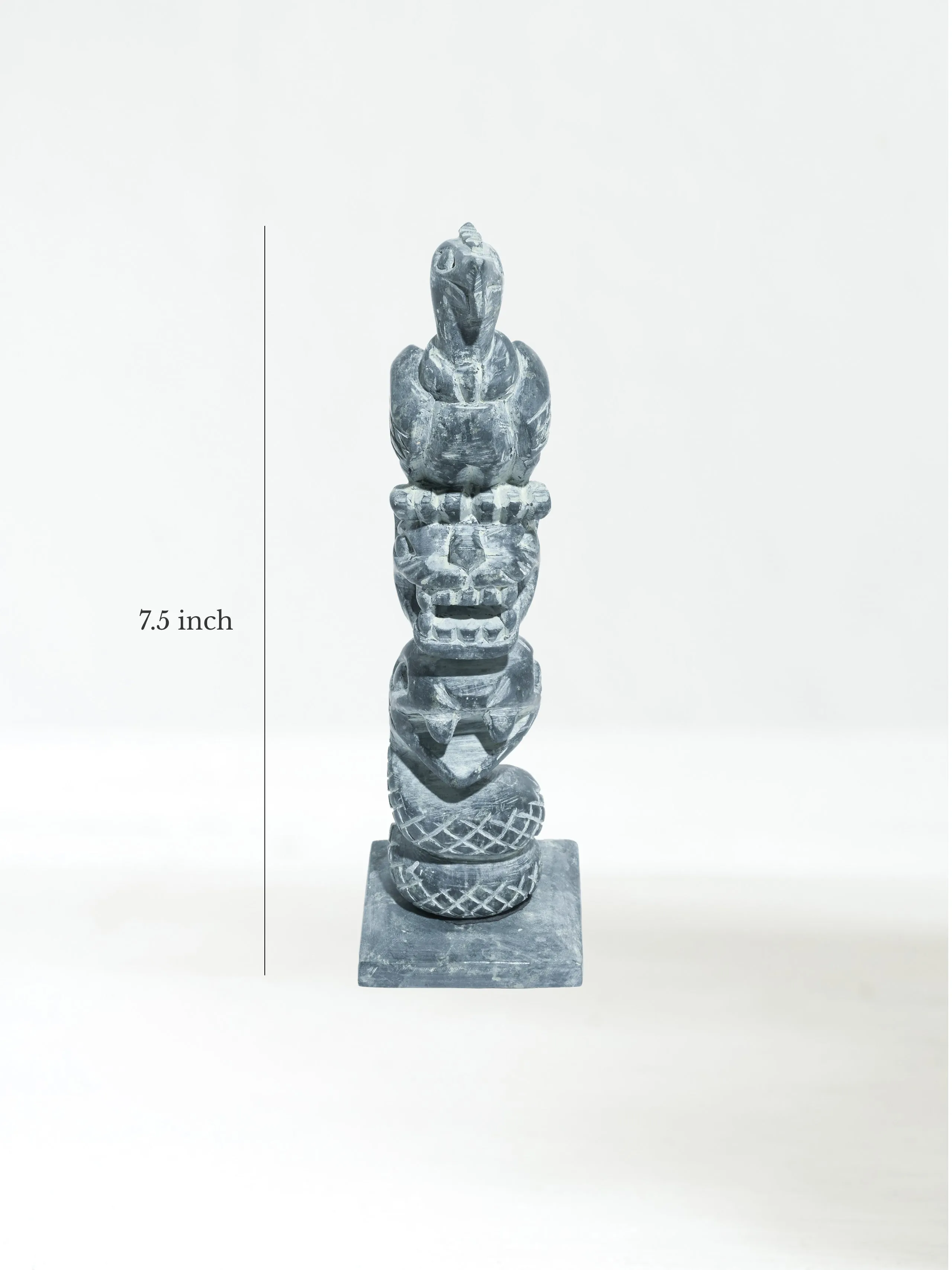 Stone Carved Totem Trilogy