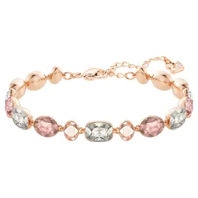 Swarovski GIRLFRIEND Bracelet, Mixed color, Rose gold-tone, Medium-5540496