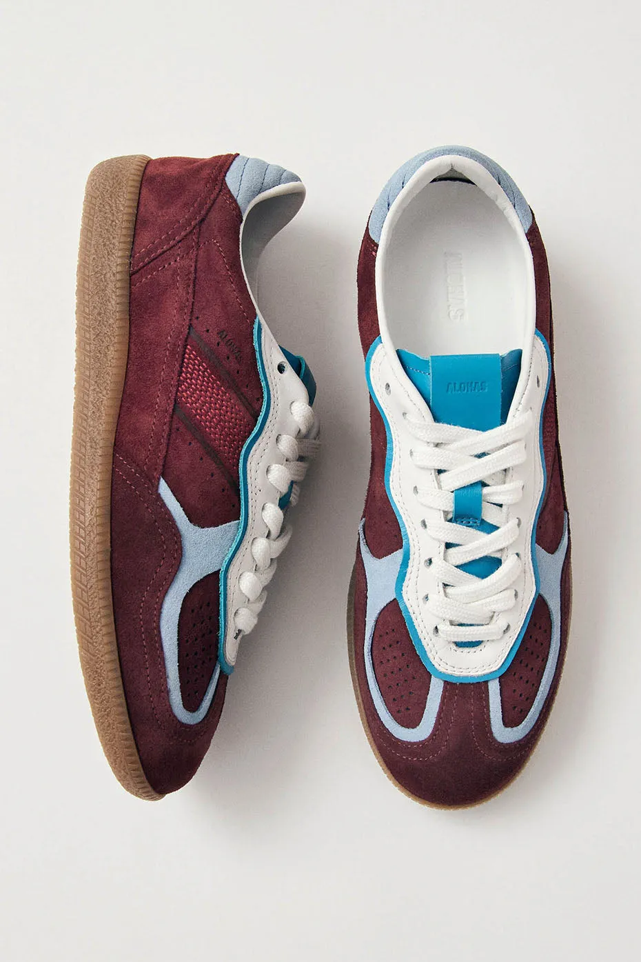 Tb.490 Rife Burgundy Leather Sneakers