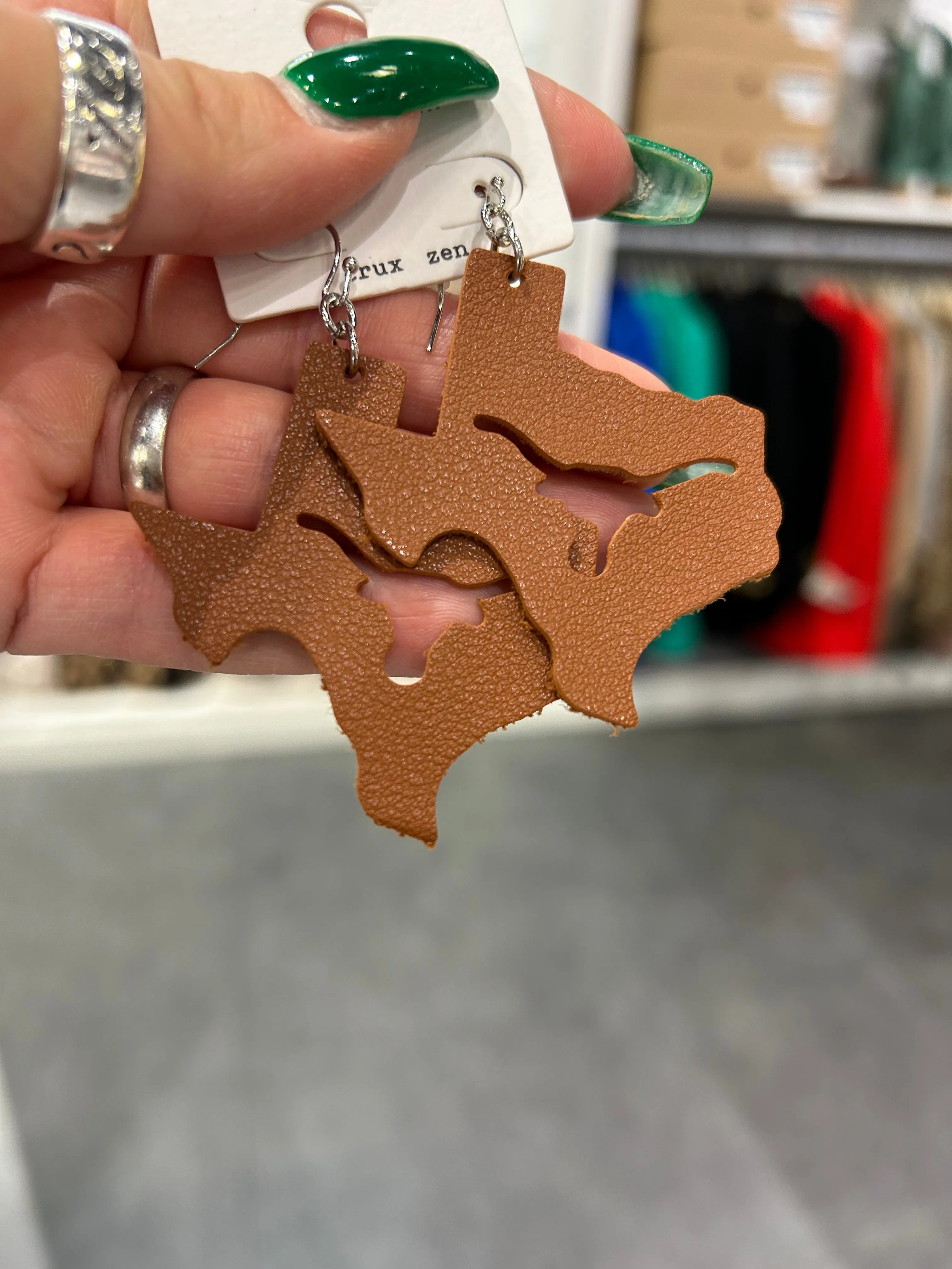 Texas Cutout Earring