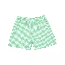 The Beaufort Bonnet Company - Grafton Green Gingham Shelton Shorts