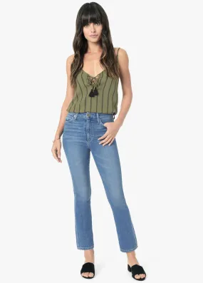 The Callie High Rise Cropped Bootcut - Meryll