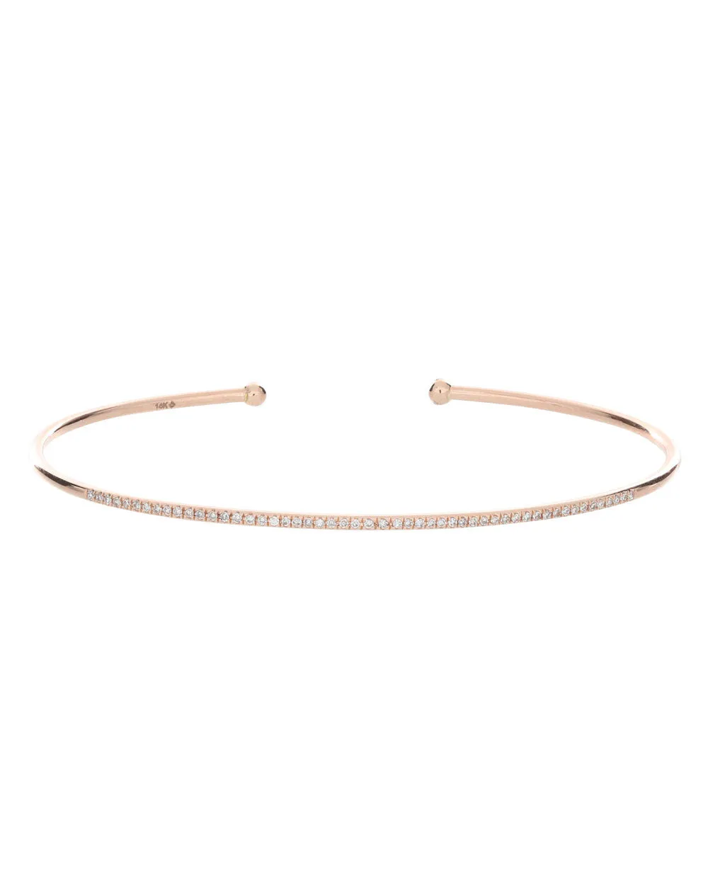 Thin Diamond Bangles