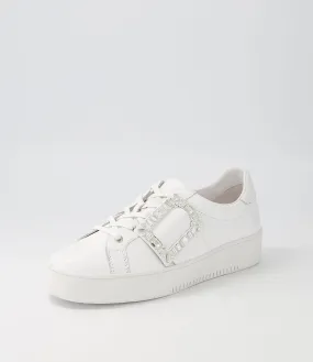 TOP END Laredo White Leather Sneakers