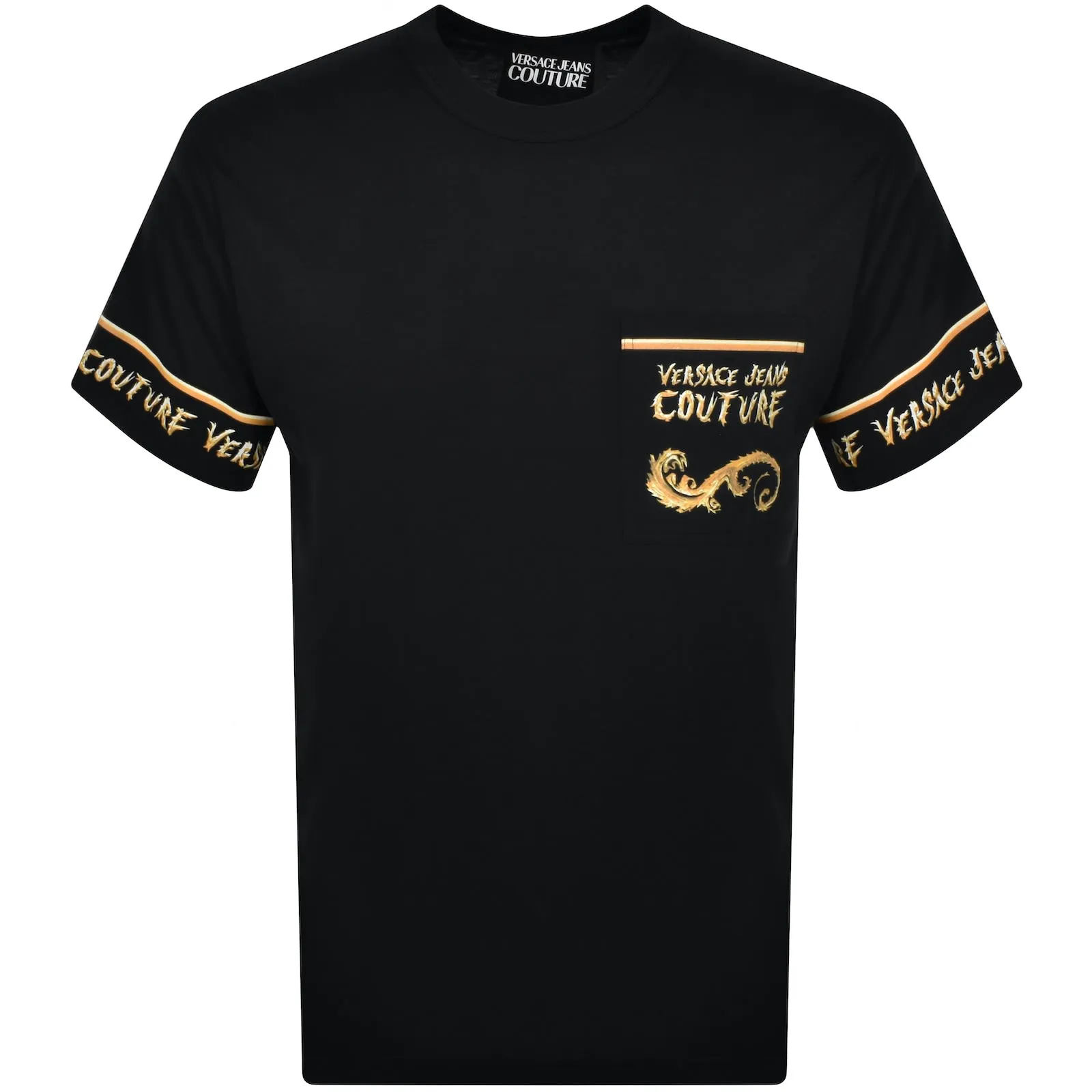 Versace Jeans Couture Regular Fit T Shirt Black