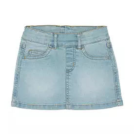 Villervalla Light Wash Stretch Denim Skirt