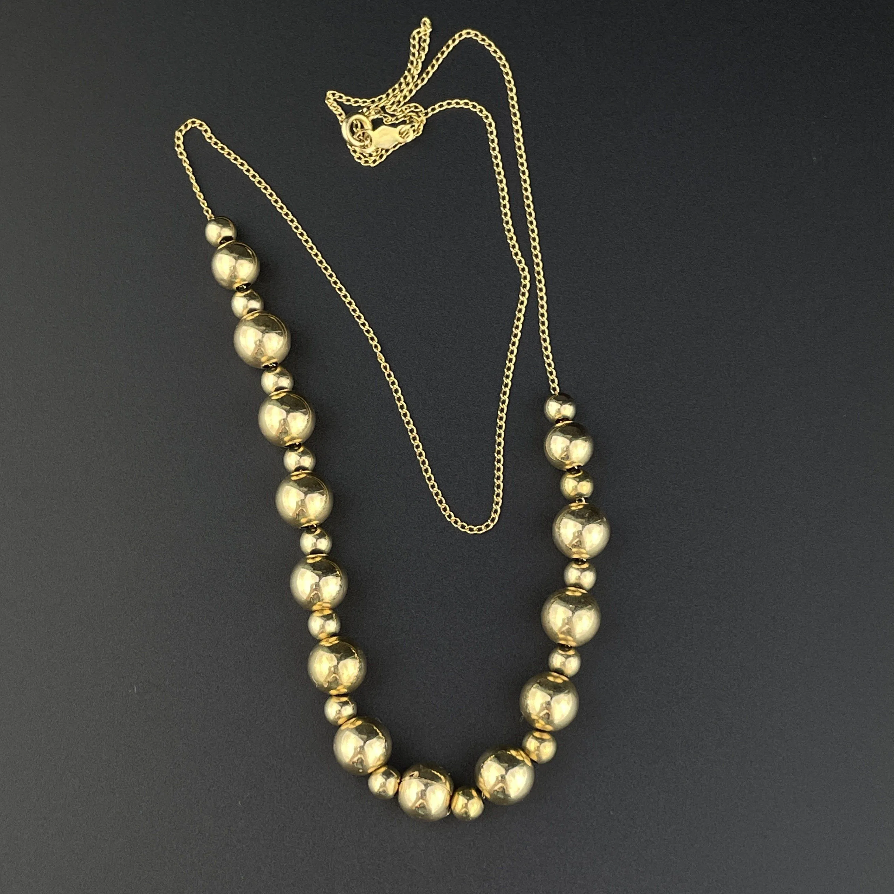 Vintage Add a Bead 14K Gold Necklace - On Hold