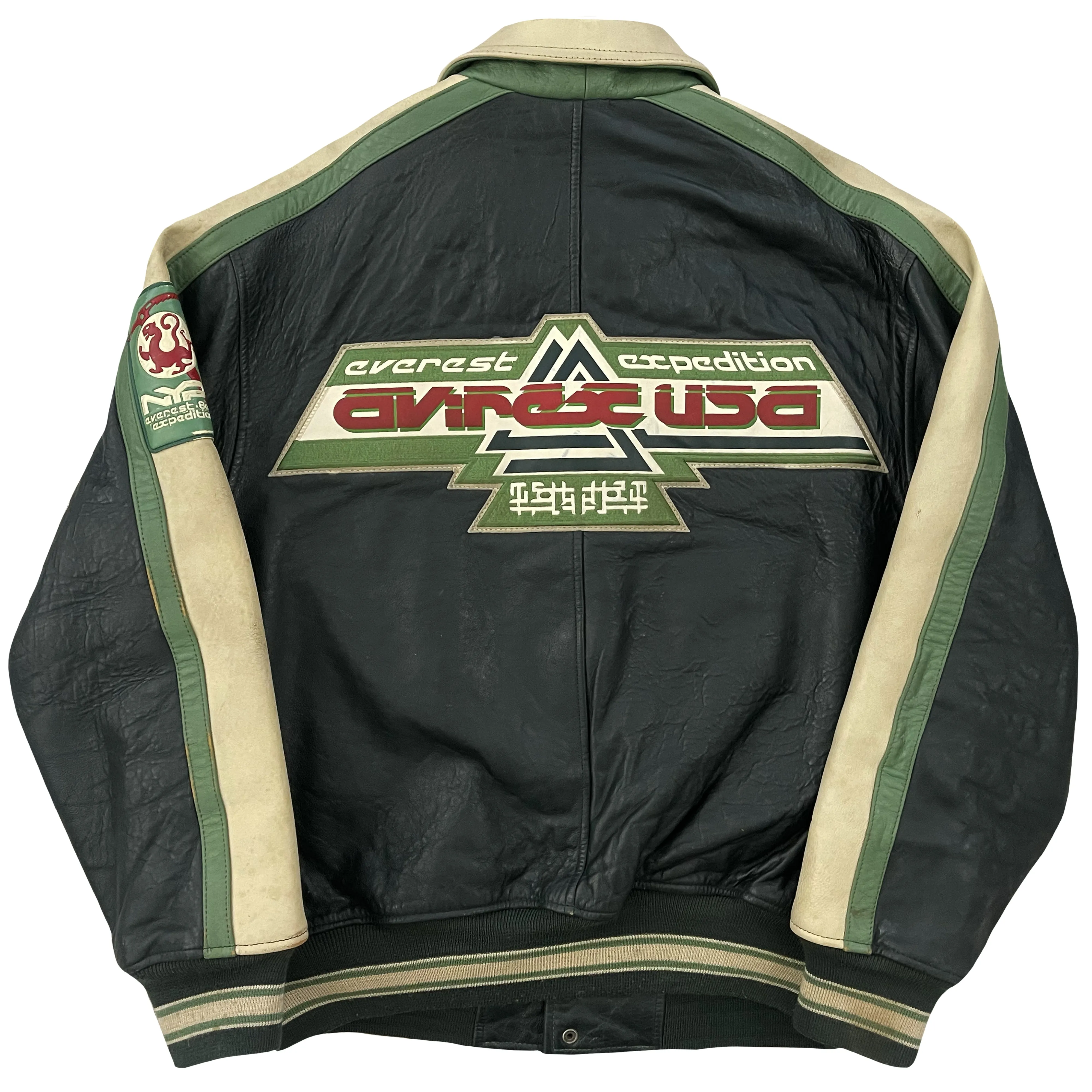 Vintage Avirex Leather Varsity Jacket