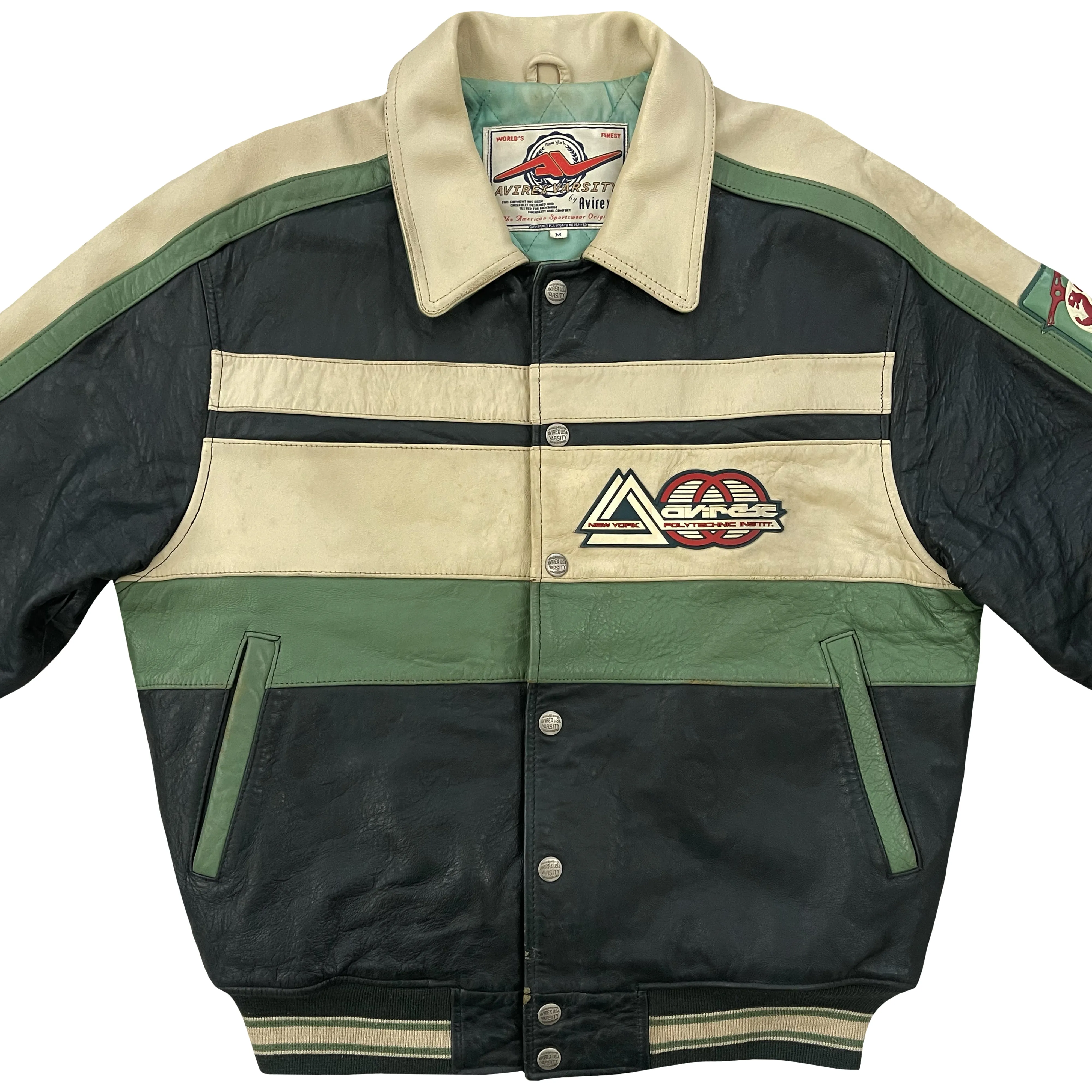 Vintage Avirex Leather Varsity Jacket