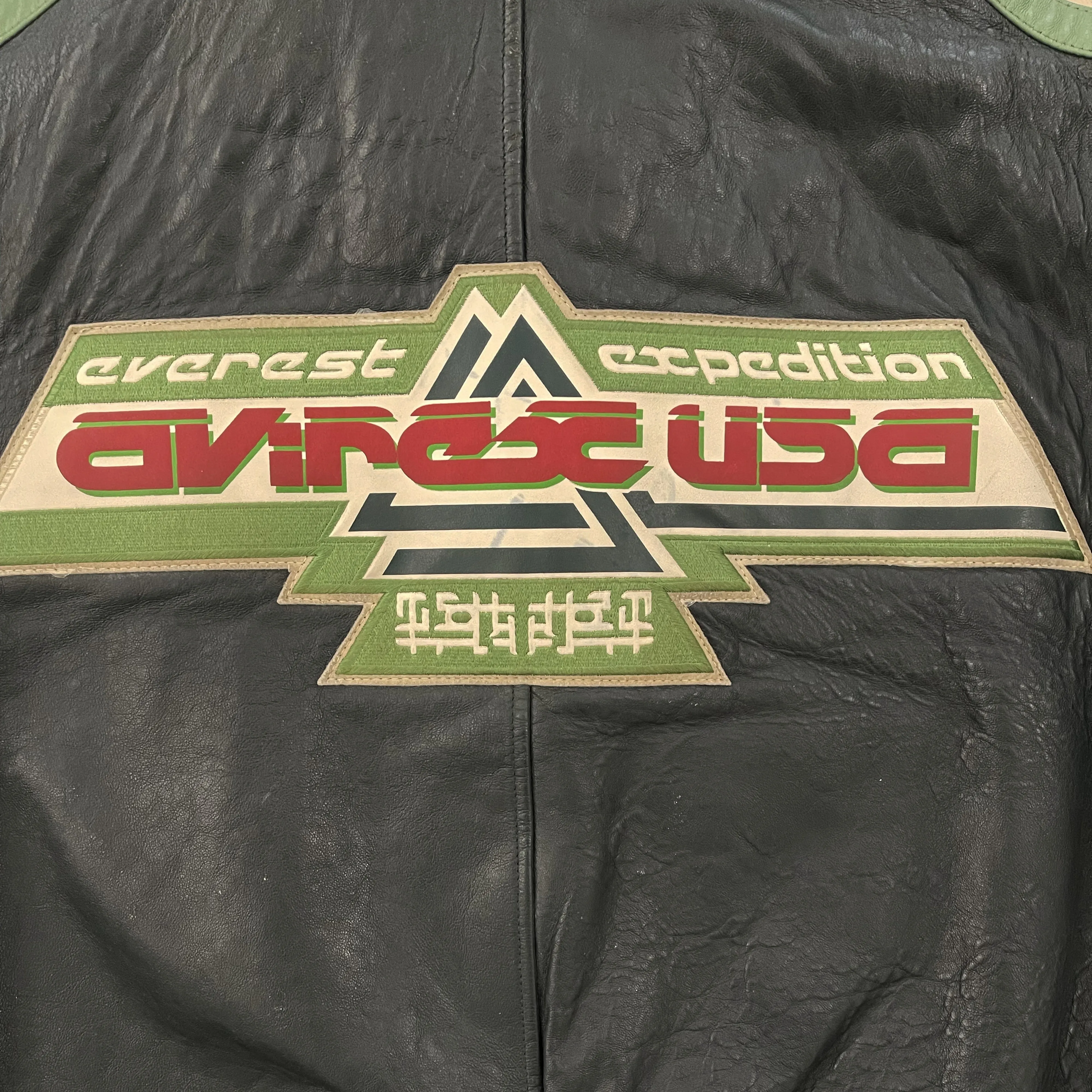 Vintage Avirex Leather Varsity Jacket