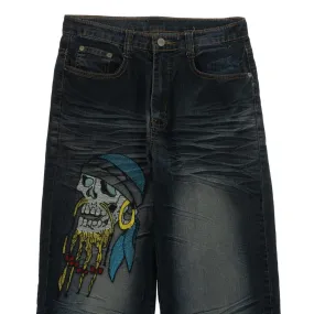 Vintage Skull Japanese Denim Jeans Size W30