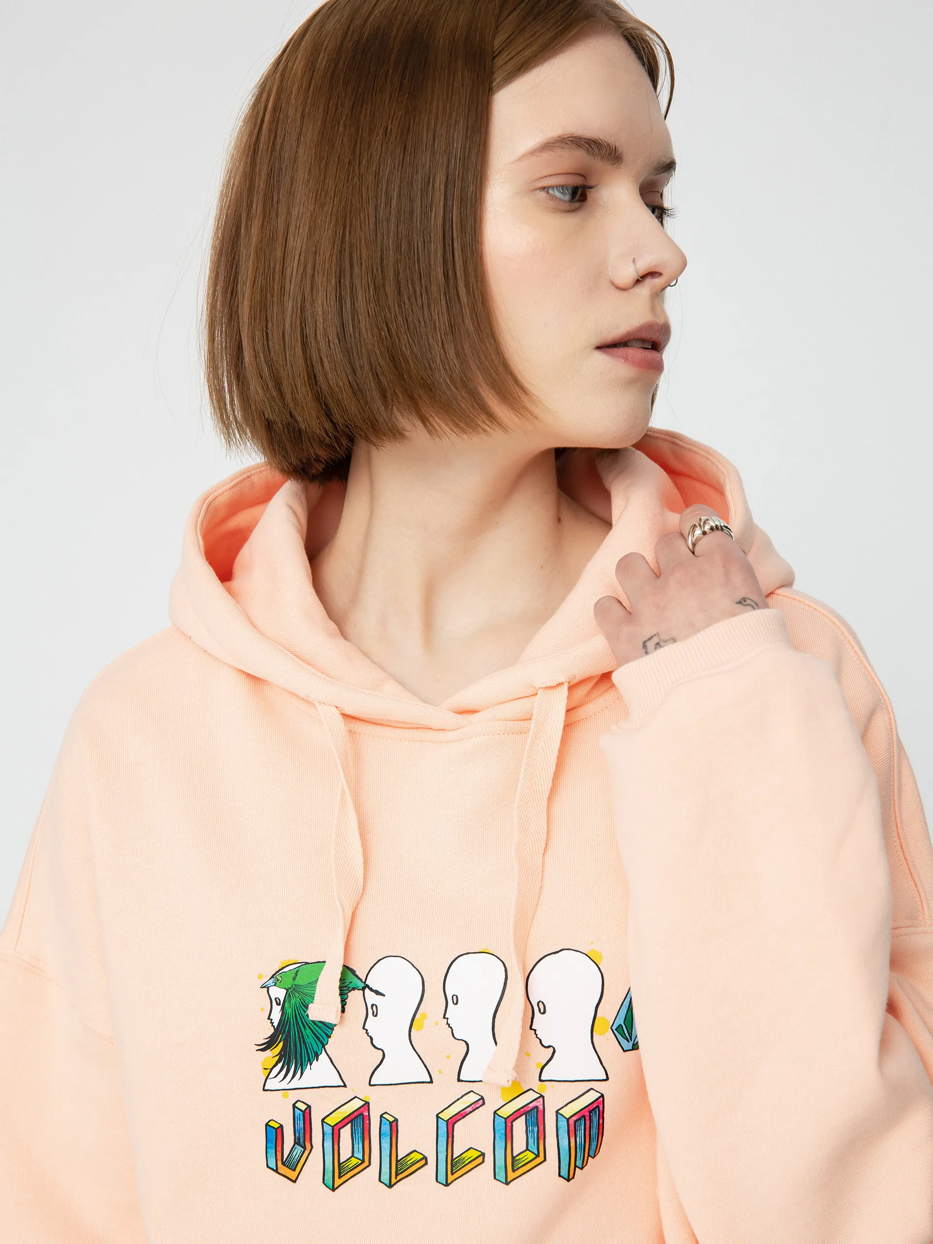 Volcom Fa Ed Merlin Murray HD Hoodie Wmn (melon)