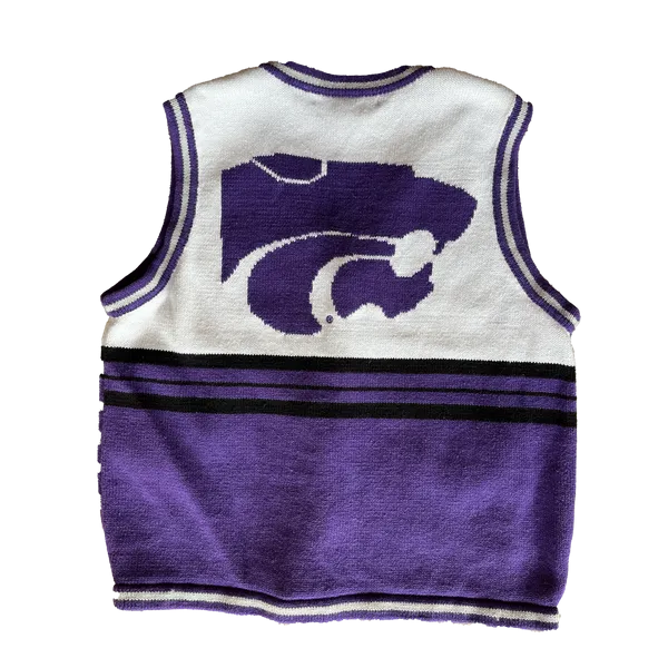 WESTSIDE STOREY VINTAGE | VINTAGE 90S KANSAS STATE KNIT SWEATER VEST