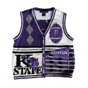 WESTSIDE STOREY VINTAGE | VINTAGE 90S KANSAS STATE KNIT SWEATER VEST