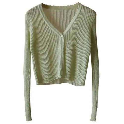 Women's Cardigan Long Sleeve Blouses Button Casual Solid Color