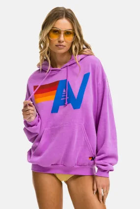 Women's Logo Relaxed Hoodie Neon Purple