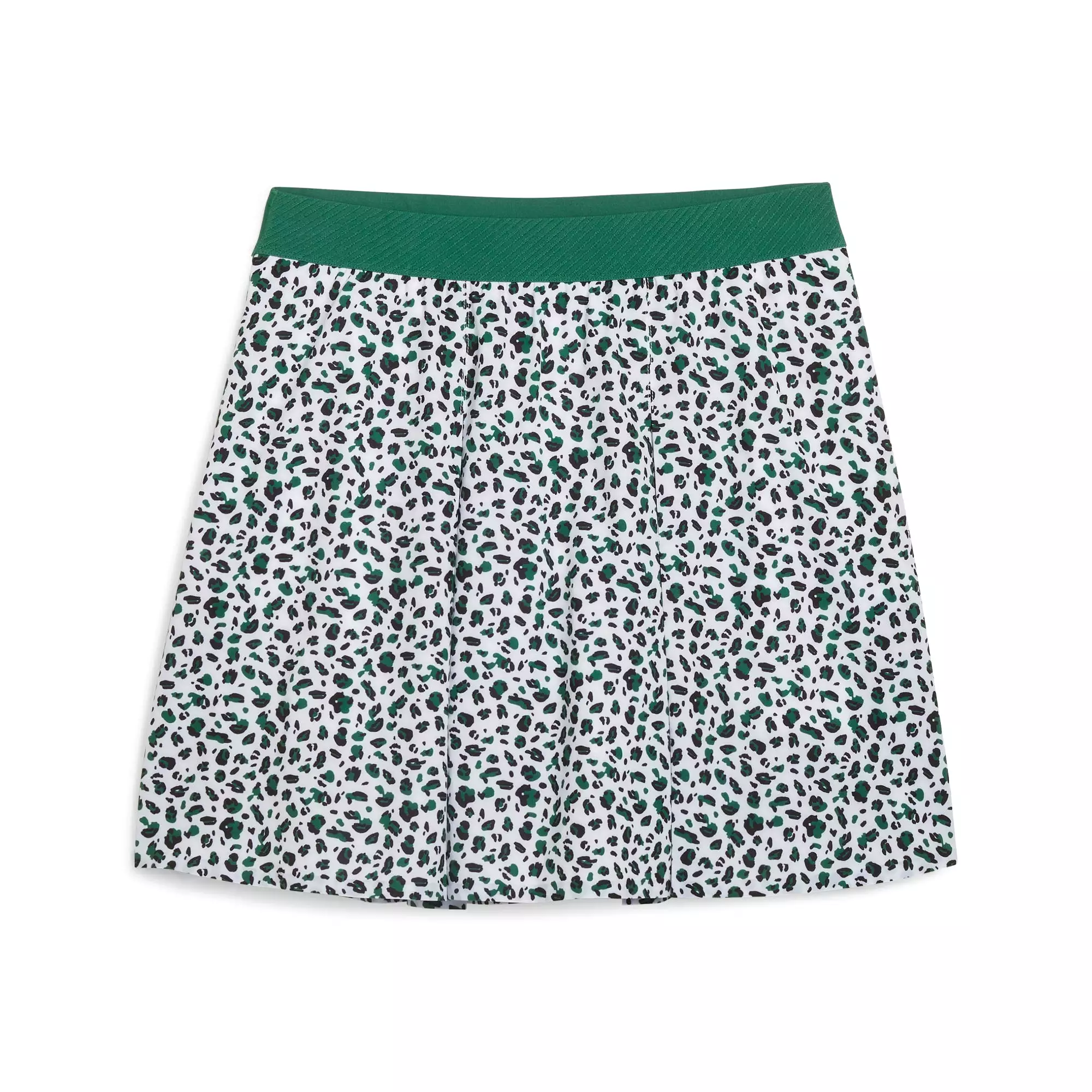 Women's Pleated Leopard Golf Skirt