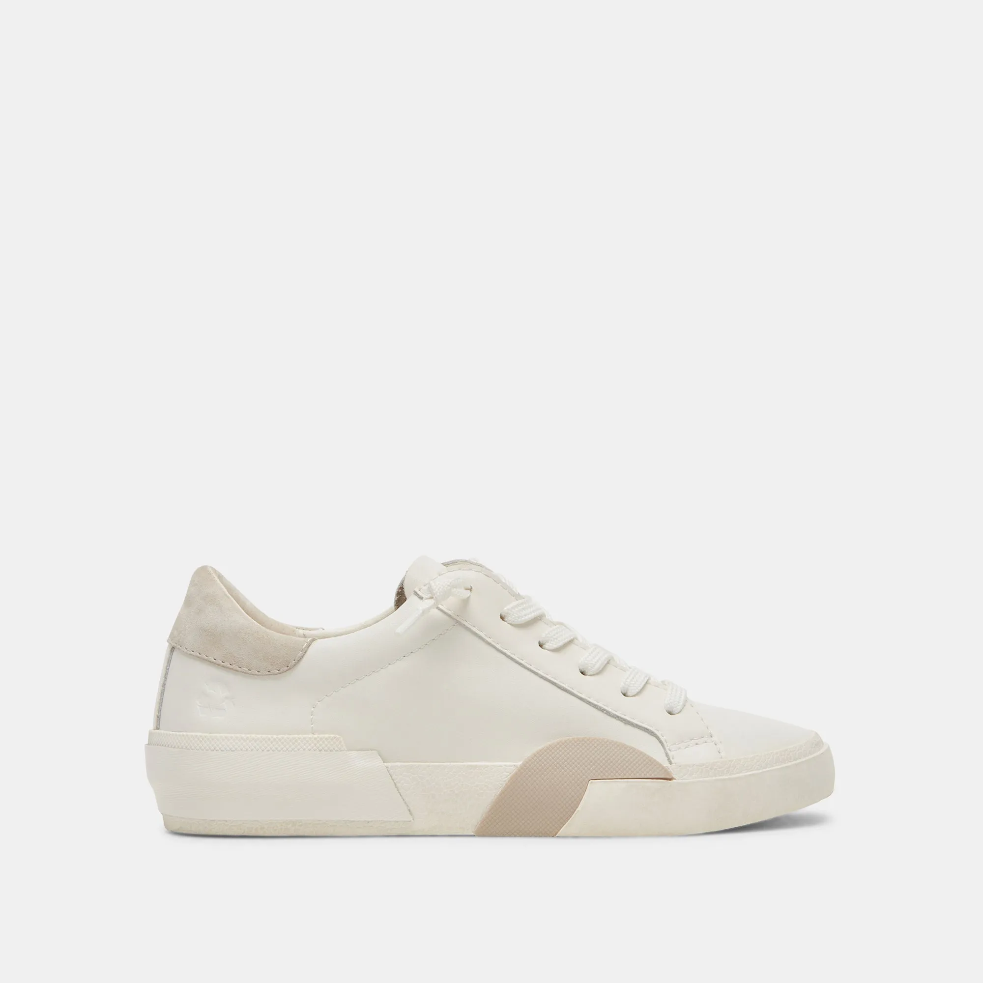 ZINA 360 SNEAKERS WHITE NATURAL RECYCLED LEATHER