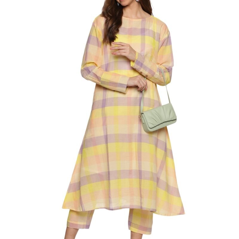 Solstice Handloom Checked Co-Ord Set